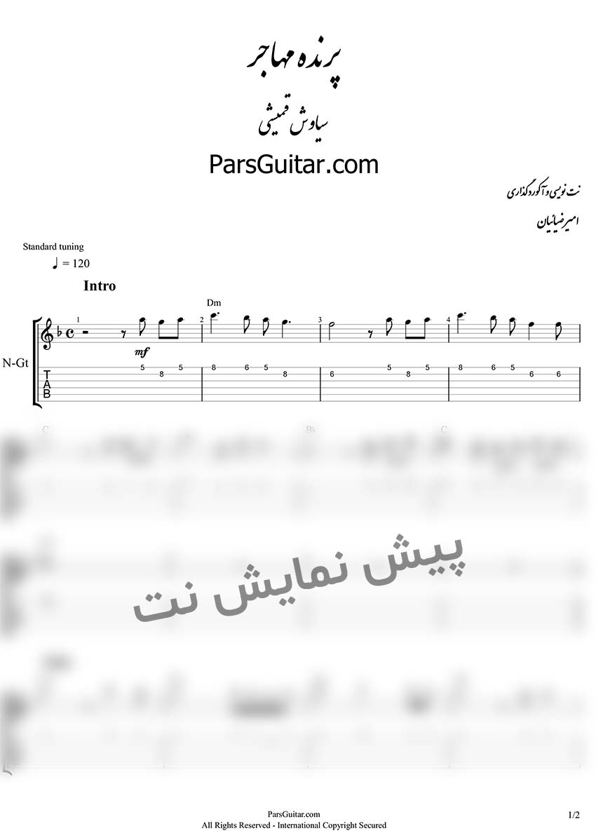 نت پرنده مهاجر سیاوش قمیشی